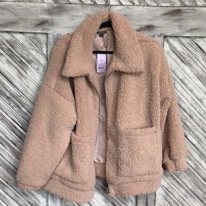 NWT Wild Fable Teddy Coat